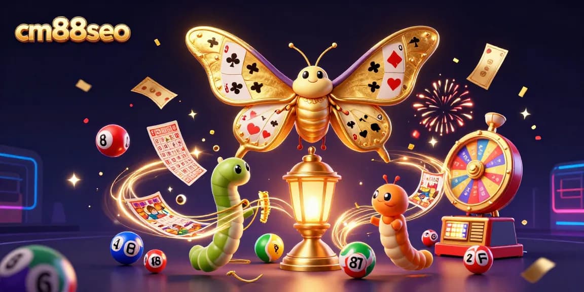 Enhance your chances at cm88seo with vibrant lottery balls and casino fun!