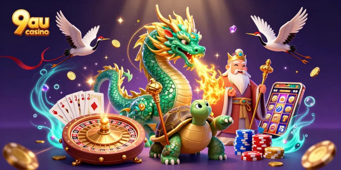 Experience thrilling gameplay at 9au casino with vibrant characters and dynamic game elements.