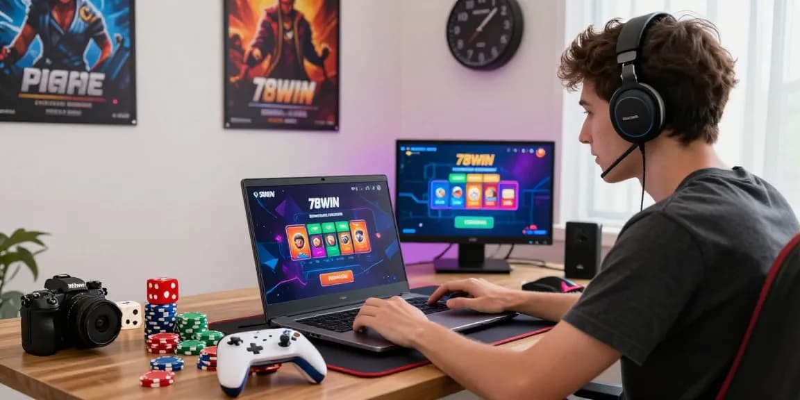 Exciting gaming moment at 78win platform with a player engaged in betting activities.