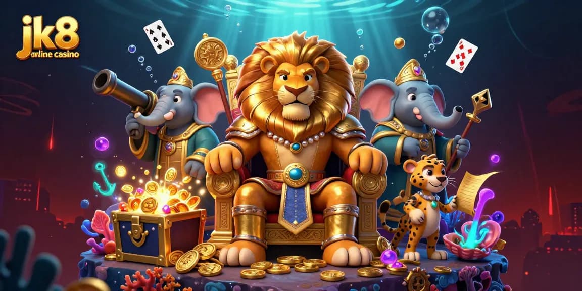 Engaging and vibrant scene of jk8 online casino showcasing iconic characters and dynamic game elements.