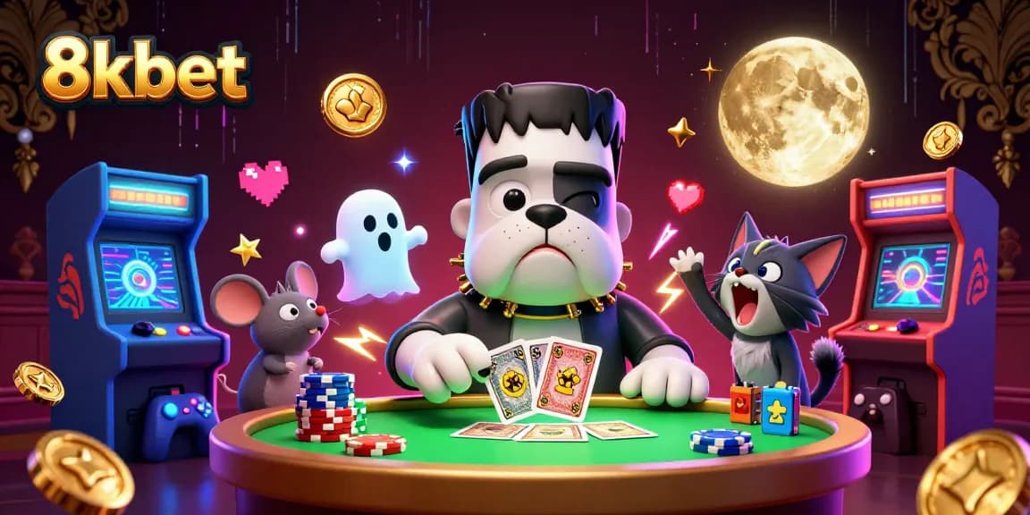 Experience thrilling gameplay with 8xbet as vibrant characters engage in dynamic casino action.