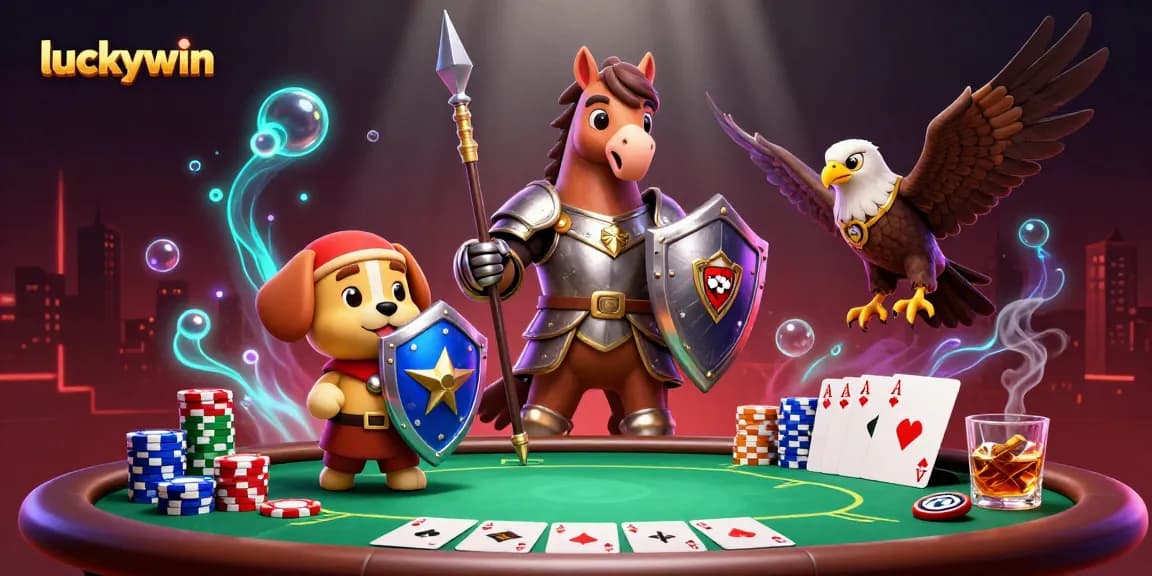 Experience thrilling gameplay at luckywin with vibrant casino elements and dynamic character action.