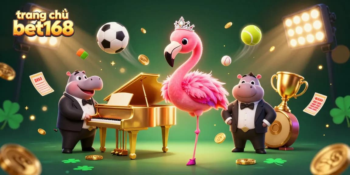 Experience the thrilling world of trang chủ bet168 with vibrant casino action featuring dynamic cartoon characters.