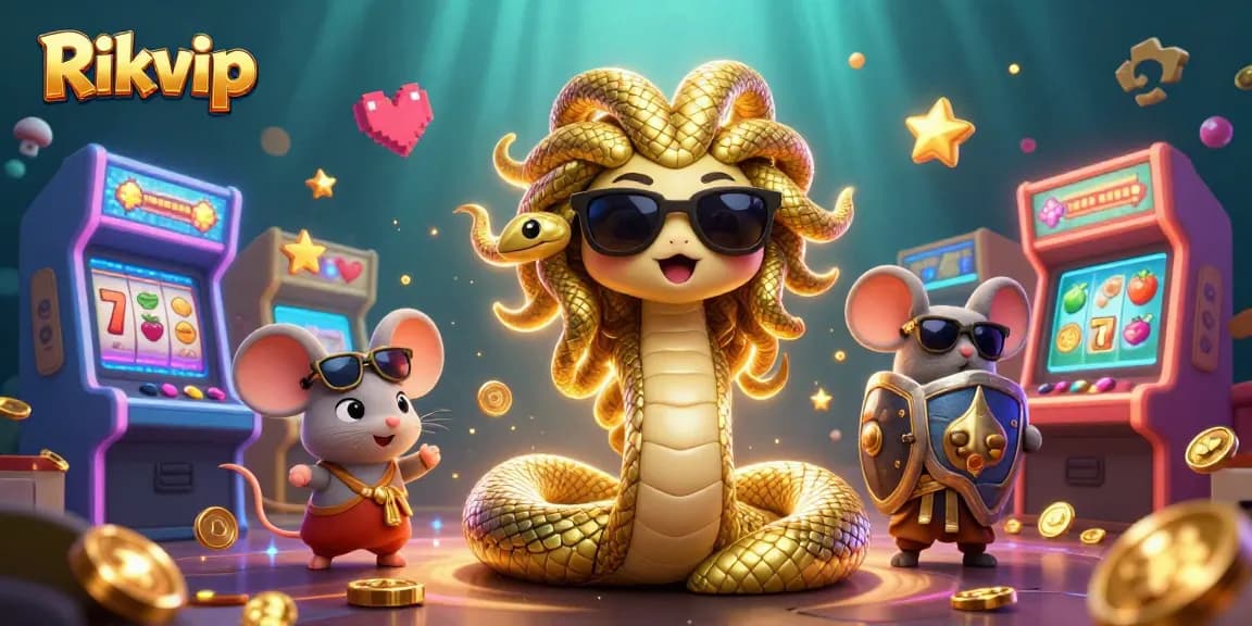 Experience thrilling gameplay at Rikvip with vibrant 3D casino elements and beloved characters.