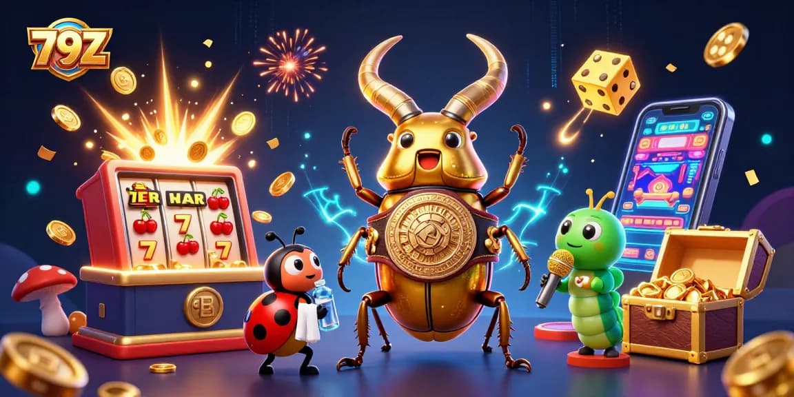 Play exciting games and win big with 79Z's vibrant casino experience featuring unique characters.