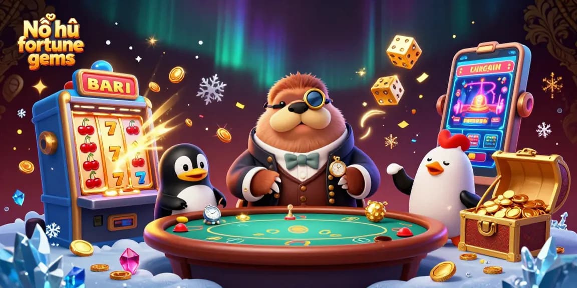 Join the underwater fun with Nổ hũ fortune gems, where jackpot excitement meets vibrant gaming elements!