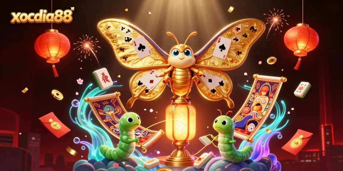 Engage in thrilling games at xocdia88 with exotic characters and casino scenes illustrated in vibrant detail.