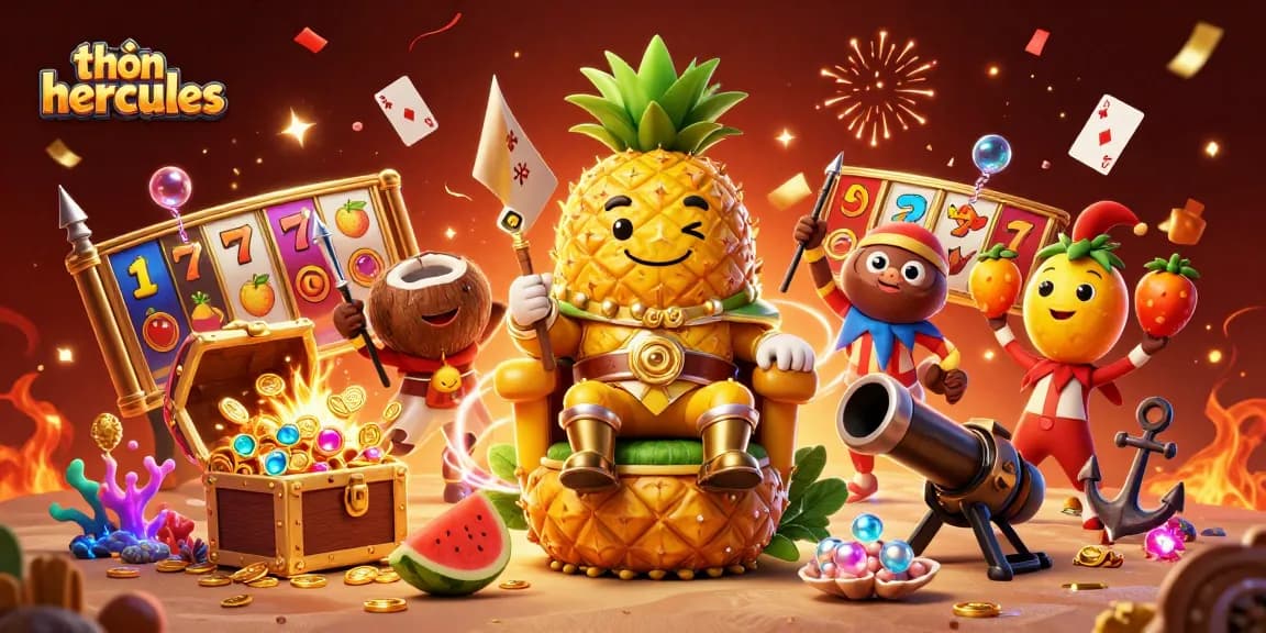 Engage with thần hercules at a vibrant casino scene with rich slot game elements.