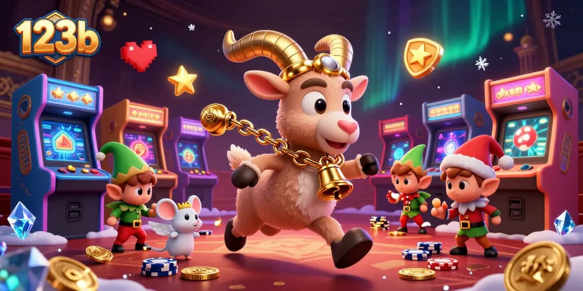 Engage with 123b at a festive casino where Krampus and mischievous elves create chaos.