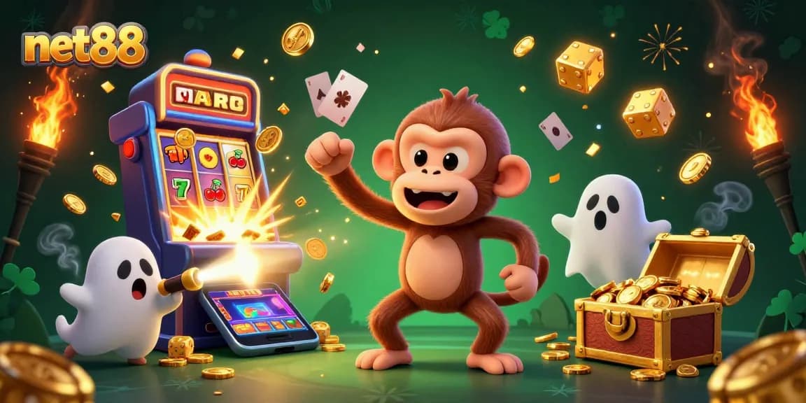 Experience thrilling gameplay at net88 casino with vibrant jackpots and playful characters.