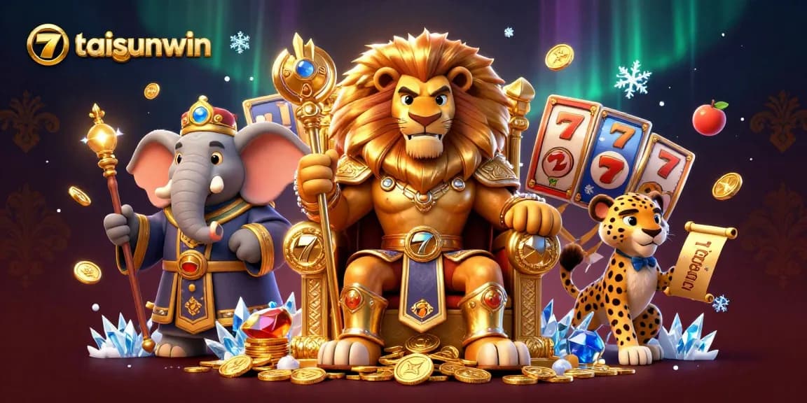 Experience the excitement of taisunwin with vibrant casino characters and immersive slot game elements.