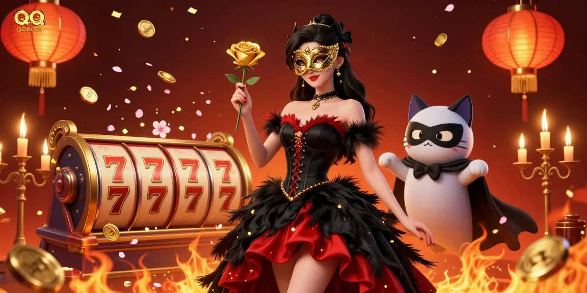 Engage in winning strategies with QQ88COM’s dynamic casino scene featuring vibrant game elements.