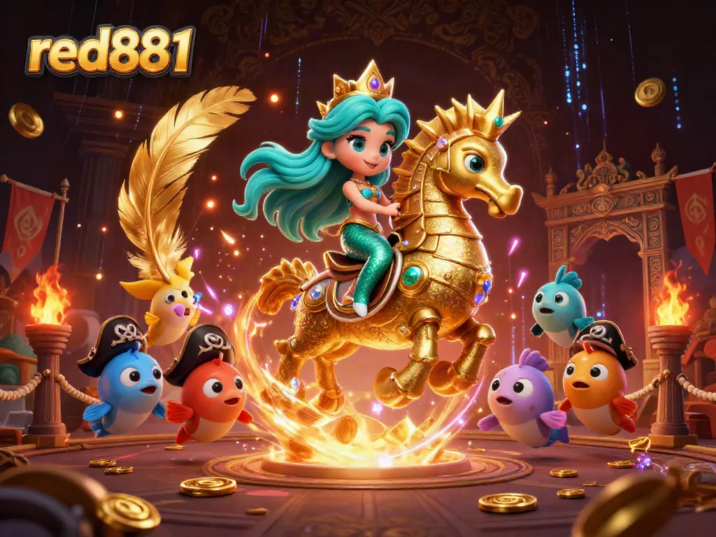 Experience the vibrant world of red881 through engaging mermaid characters and dynamic casino themes.