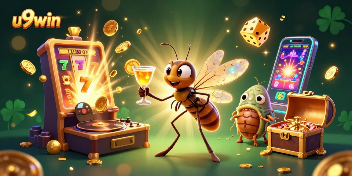 Engage with u9win's thrilling casino experience, featuring vibrant 3D characters and dynamic gaming elements.