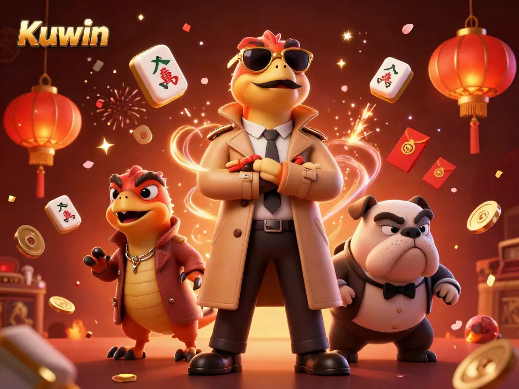 Kuwin showcases whimsical raptors hilariously engaging in a casino scene, epitomizing fun and excitement.