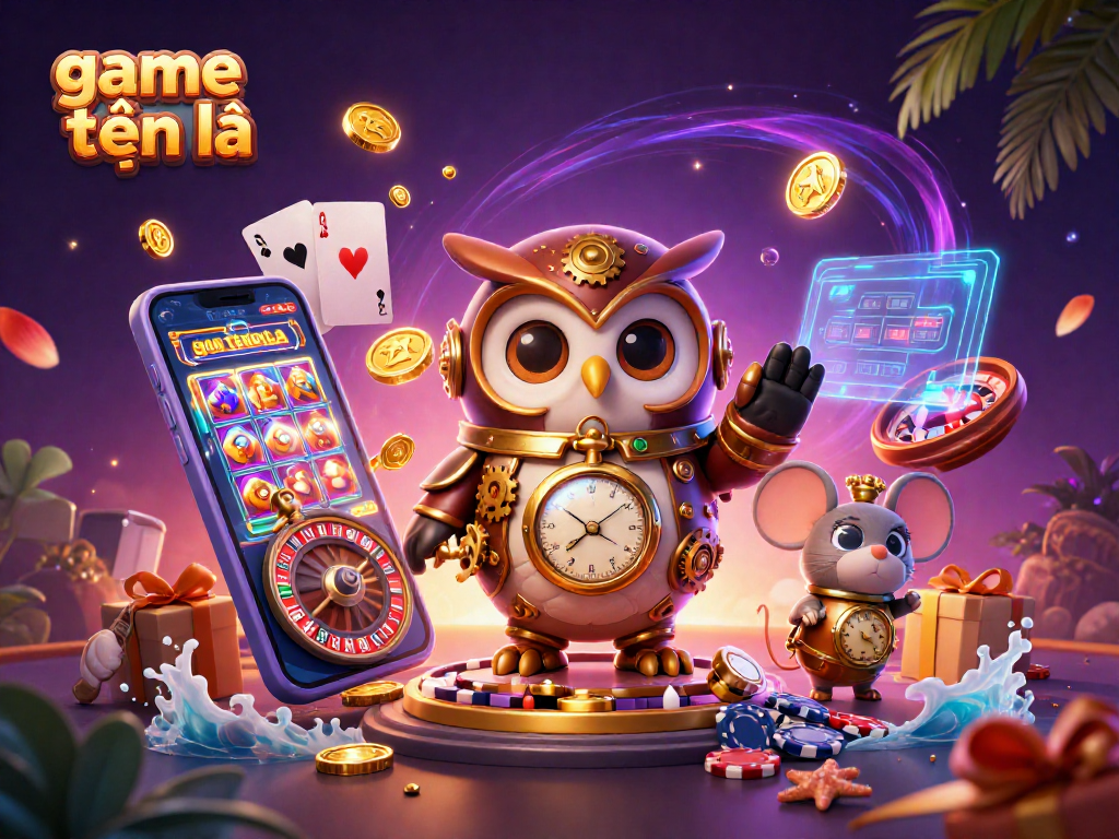 Play game bài tiến lên with exciting characters, dynamic casino elements and vibrant visuals.