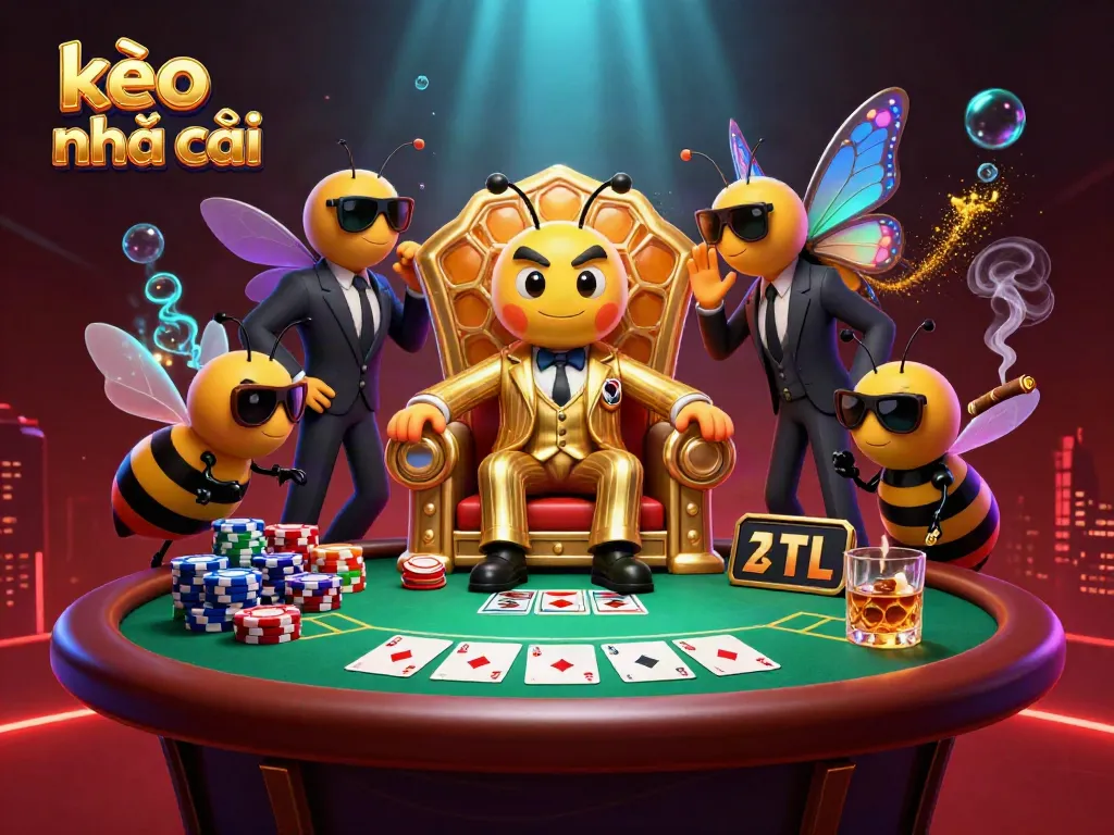 Engage with kèo nhà cái strategies through a dynamic gambling scene with bumblebee mob boss.