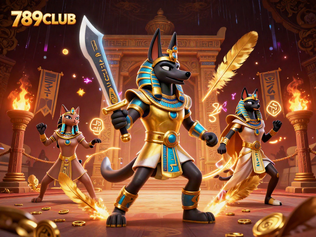 Engage in thrilling gameplay at 789CLUB with an epic illustration of ancient warriors and casino motifs.