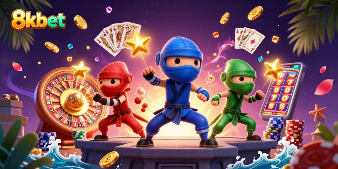 Experience thrilling gameplay with 8kbet's dynamic casino environment featuring chameleons and vibrant game elements.