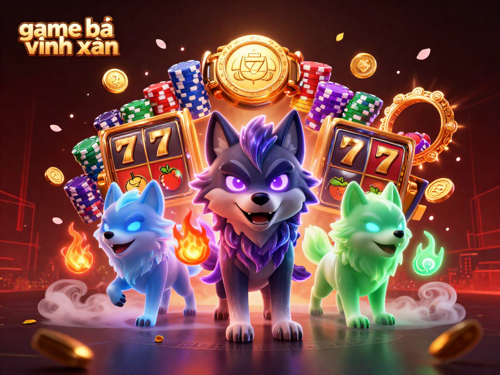 Spin to win with game bài vĩnh xuân in this vibrant, engaging slot illustration full of excitement.