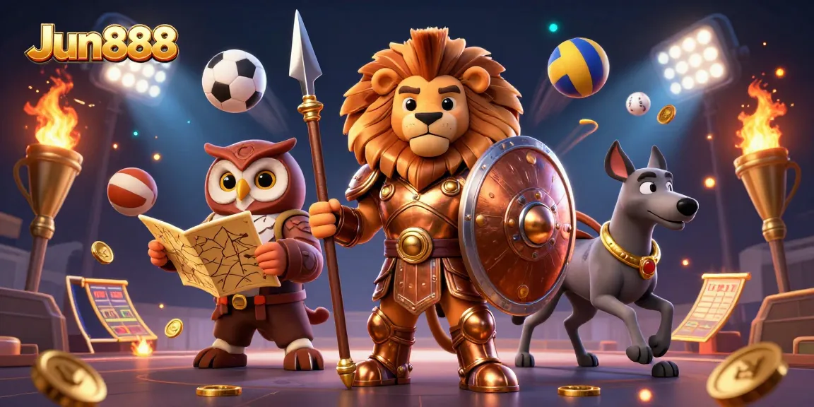 Experience thrilling gameplay at Jun888 with epic characters and dynamic sports elements.