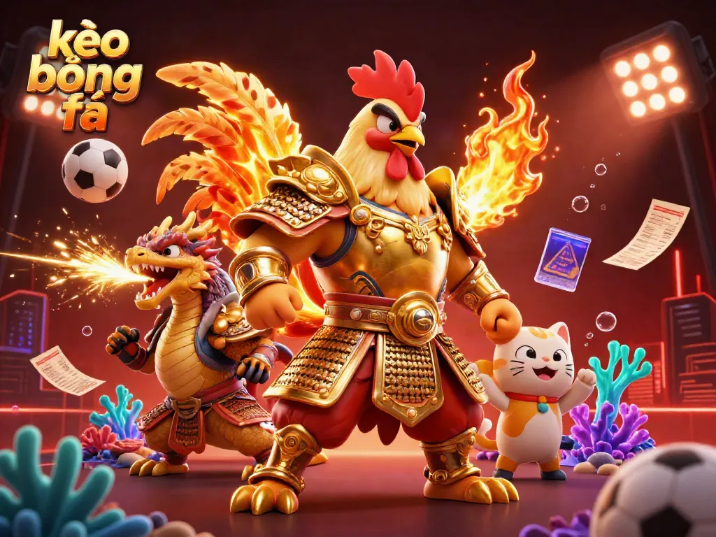 Experience thrilling kèo bóng đá action with vibrant characters and energetic visuals in a dynamic 3D scene.