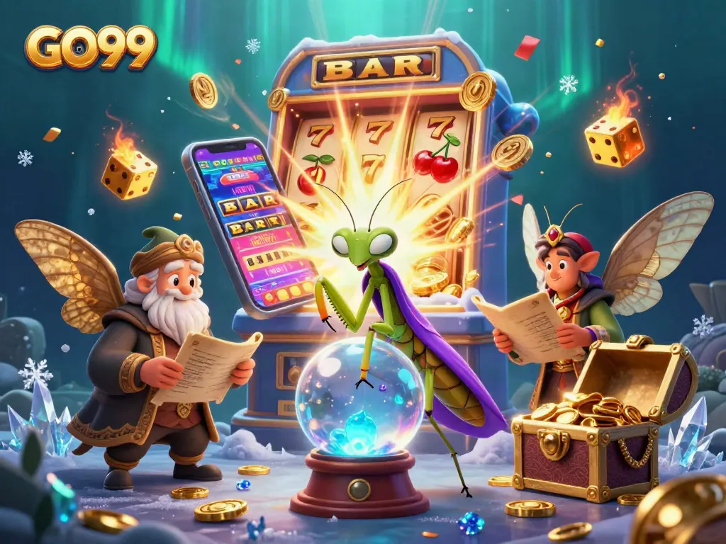 Experience the thrill of GO99 with a vibrant 3D casino scene full of dynamic gaming action.