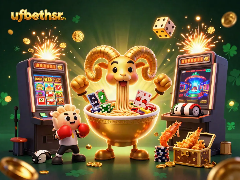 Experience thrilling moments with ufabethsr com in a vibrant casino scene featuring animated characters.