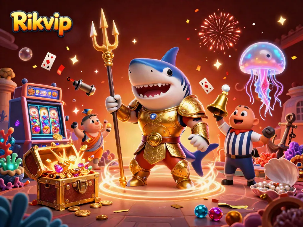 Engage with exciting gameplay at Rikvip, featuring a dynamic underwater casino scene