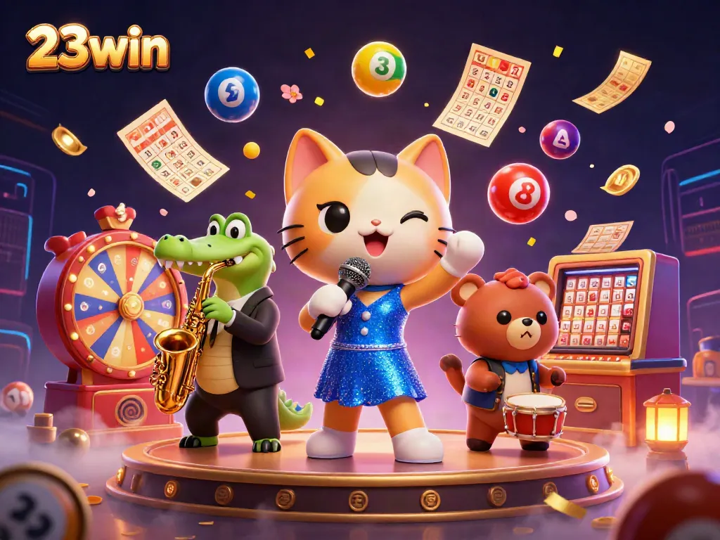 Experience the thrill of 23win with lively casino characters and dynamic gaming elements.