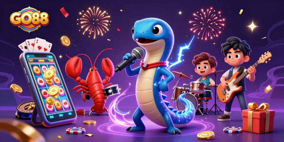 Experience the thrill of GO88 with vibrant 3D casino action featuring electrifying games and characters.