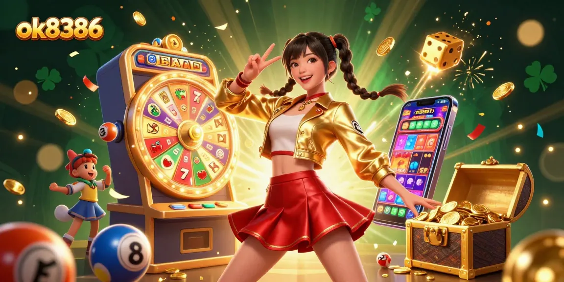 Experience exciting gameplay at ok8386 with vibrant casino scenes, jackpot elements, and dynamic fun.