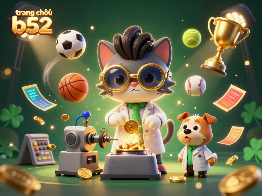 Experience the excitement of winning at trang chủ b52 with golden casino elements and dynamic characters.