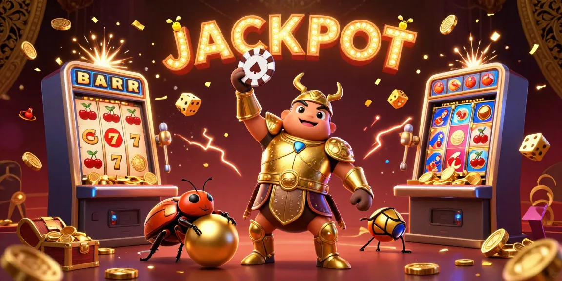 Spin the reels at Go 88 with a festive scene filled with casino excitement and character energy.