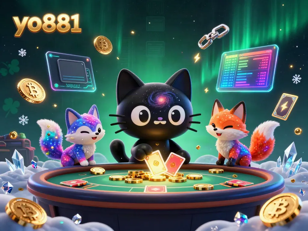 Experience epic wins at yo881 with a cosmic 3D casino featuring vibrant gambling elements.