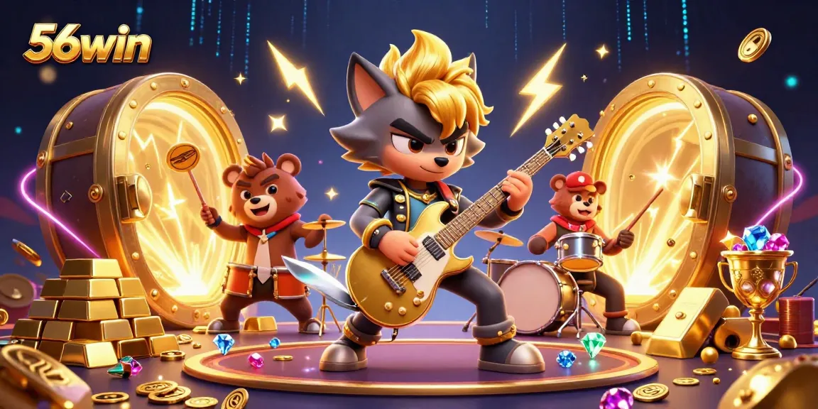 Experience thrilling gameplay at 56win with vibrant casino action and golden treasures.