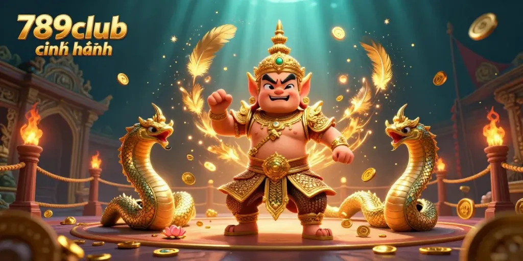 Engage with the thrilling world of 789club chính hãng, showcasing a dynamic guardian scene with gambling elements.
