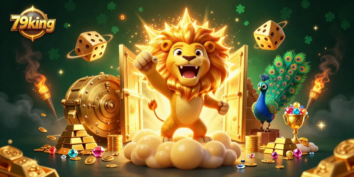 Experience 79king's thrilling casino excitement with dazzling golden elements and adventure.