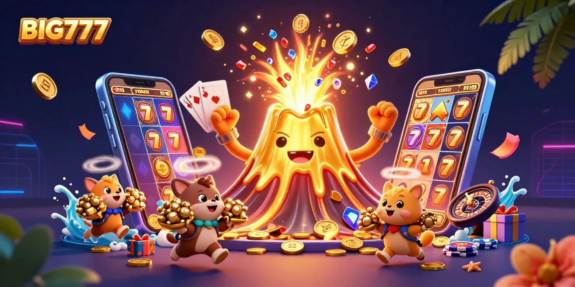Play BIG777 slot games with thrilling golden treasures and captivating visuals, enjoy the excitement!