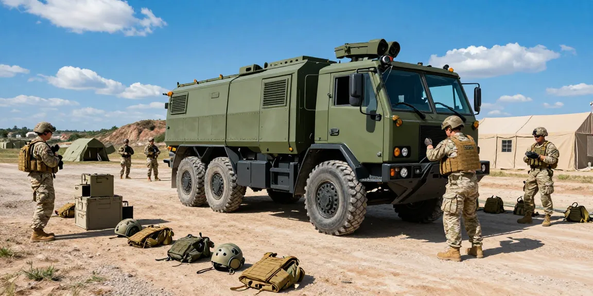 88m Motor Transport Operators training with tactical vehicles at Army base.