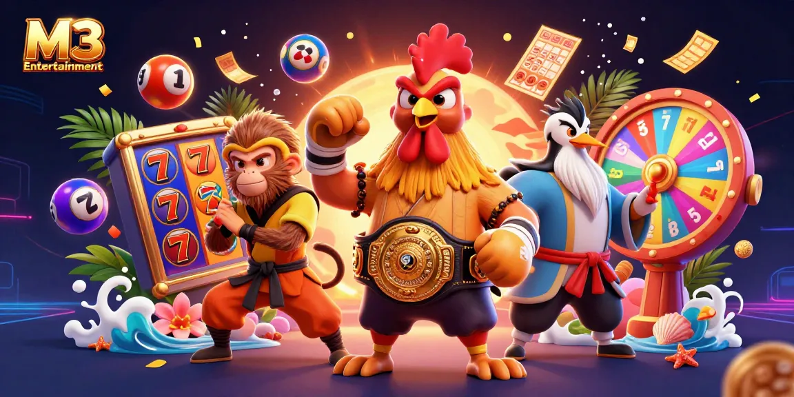 M3 Entertainment brings exhilarating gaming to life with vibrant slot reels and expressively animated characters.