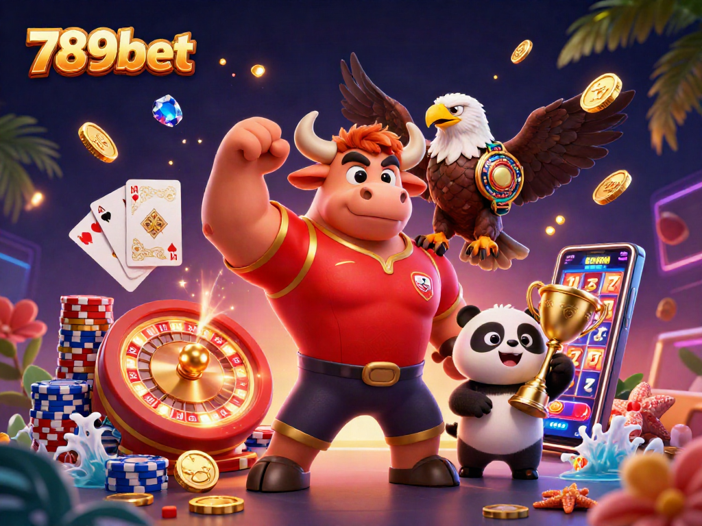 Celebrate wins with 789bet's thrilling casino action and vibrant characters.