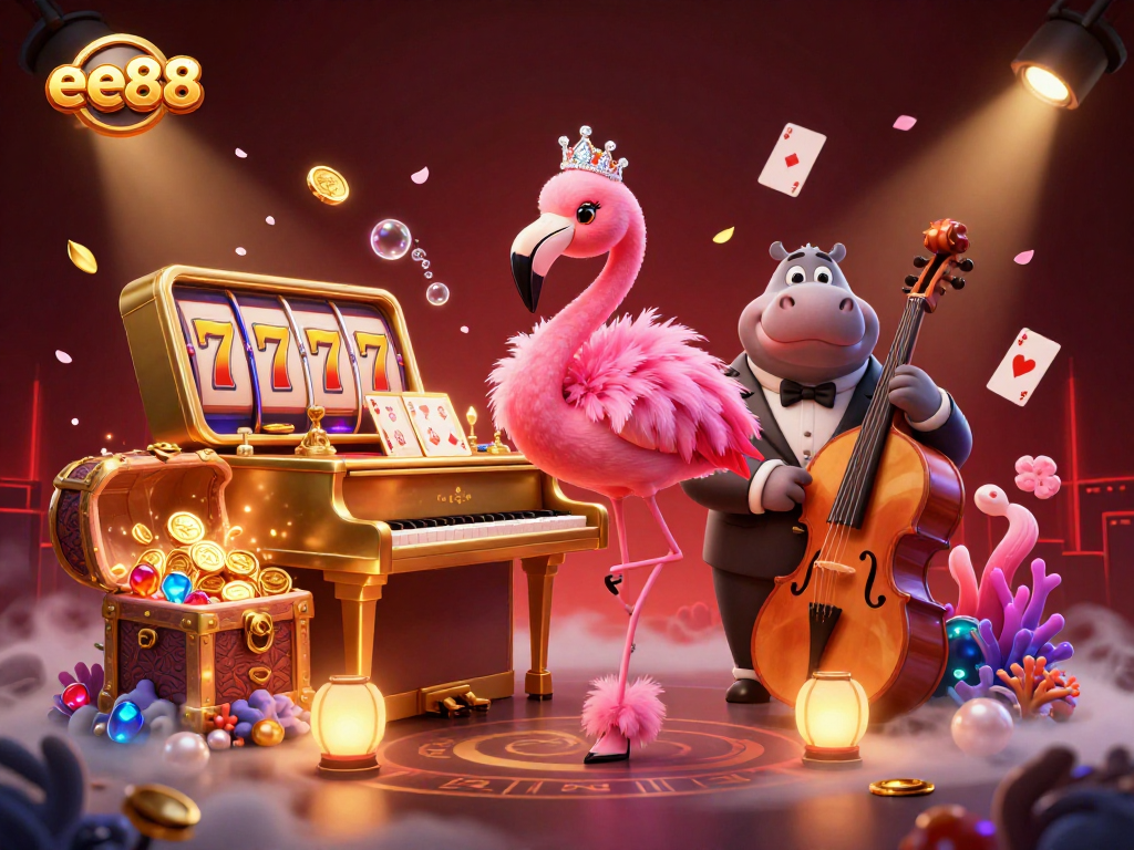 Experience thrilling wins at ee88 casino with playful characters and vibrant gaming elements.