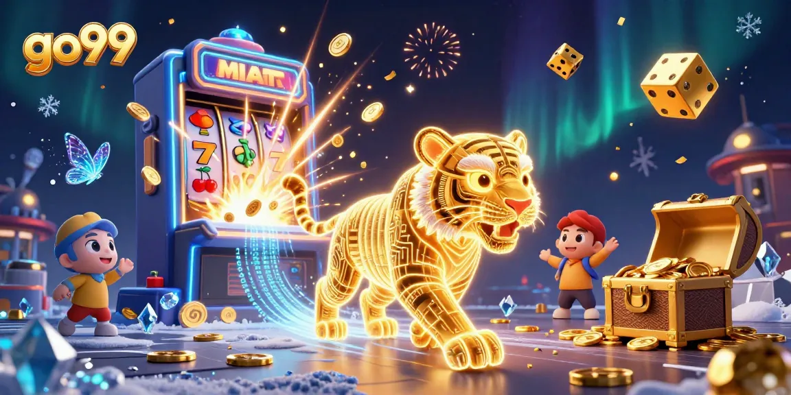 Experience thrilling wins at go99 with a vibrant 3D digital casino showcase featuring dynamic elements.