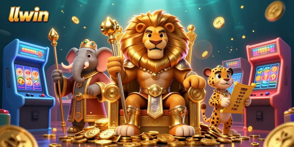 Experience thrilling gameplay at llwin with vibrant games and iconic casino elements.