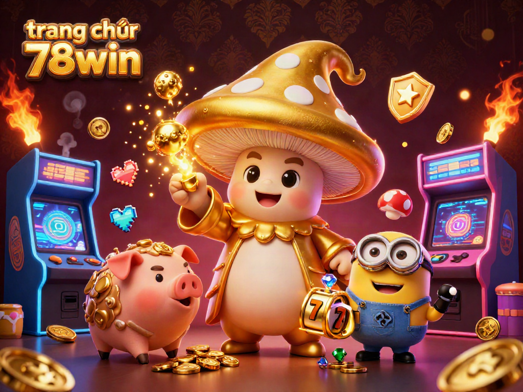 Spin the reels at trang chủ 78win with an enchanting mushroom wizard and treasures galore!