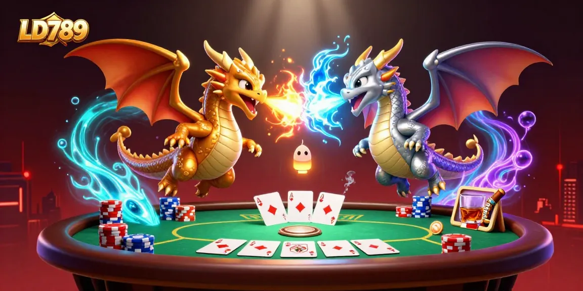 Engage with LD789 by experiencing thrilling poker action in a dragon-themed casino