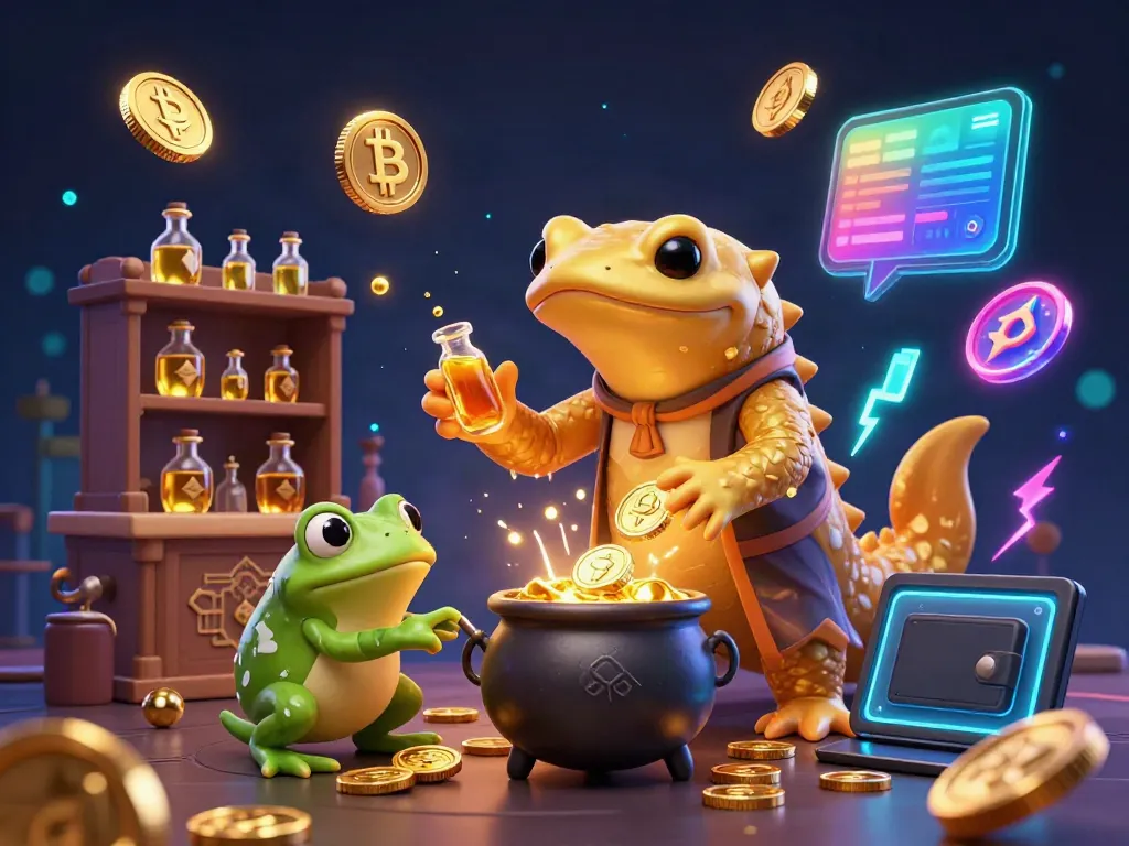 Experience the excitement at sumseltoto with a vibrant alchemist scene transforming gold.