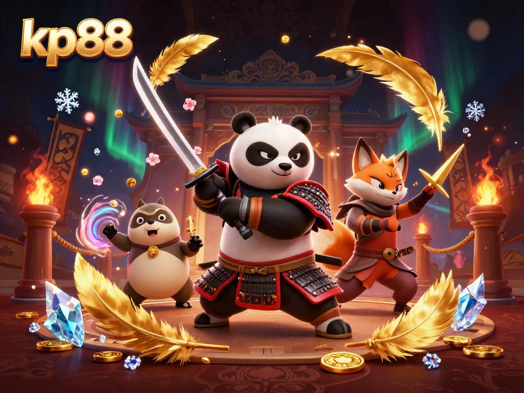 Experience exhilarating gameplay at kp88 with dynamic 3D characters engaging in thrilling casino battles.