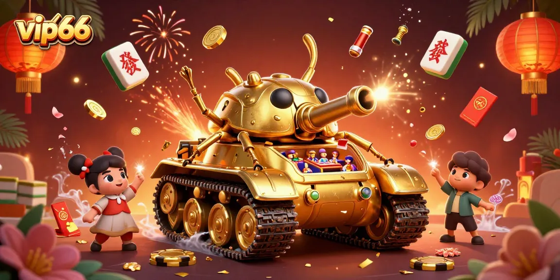 Engage in thrilling gameplay at vip66's miniature casino tank, bursting with luck and vibrant elements.